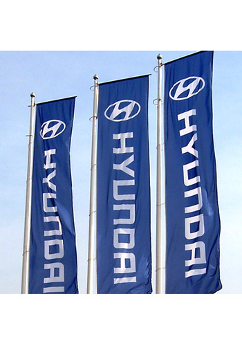 car flags and banners