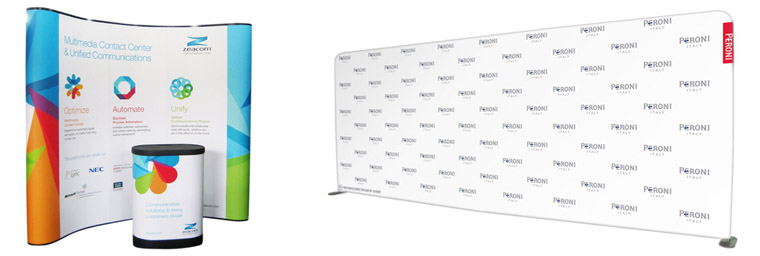 Pop Up Exhibition Display Walls & Backdrop | Wall Display Stands & Signs